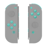 eXtremeRate Replacement ABXY Direction Keys SR SL L R ZR ZL Trigger Buttons, Full Set Buttons for NS Switch JoyCon & OLED JoyCon - Emerald Green - AJ115