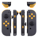 eXtremeRate Caution Yellow Replacement ABXY Direction Keys SR SL L R ZR ZL Trigger Buttons Springs, Full Set Buttons Repair Kits with Tools for NS Switch JoyCon & OLED JoyCon - JoyCon Shell NOT Included- AJ205