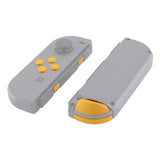 eXtremeRate Caution Yellow Replacement ABXY Direction Keys SR SL L R ZR ZL Trigger Buttons Springs, Full Set Buttons Repair Kits with Tools for NS Switch JoyCon & OLED JoyCon - JoyCon Shell NOT Included- AJ205