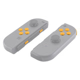 eXtremeRate Caution Yellow Replacement ABXY Direction Keys SR SL L R ZR ZL Trigger Buttons Springs, Full Set Buttons Repair Kits with Tools for NS Switch JoyCon & OLED JoyCon - JoyCon Shell NOT Included- AJ205