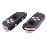 eXtremeRate Cherry Blossoms Pink Replacement ABXY Direction Keys SR SL L R ZR ZL Trigger Buttons Springs, Full Set Buttons Repair Kits with Tools for NS Switch JoyCon & OLED JoyCon - JoyCon Shell NOT Included - AJ206