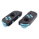 eXtremeRate Heaven Blue Replacement ABXY Direction Keys SR SL L R ZR ZL Trigger Buttons Springs, Full Set Buttons Repair Kits with Tools for NS Switch JoyCon & OLED JoyCon - JoyCon Shell NOT Included- AJ207