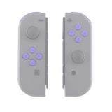 eXtremeRate Light Violet Replacement ABXY Direction Keys SR SL L R ZR ZL Trigger Buttons Springs, Full Set Buttons Repair Kits with Tools for NS Switch JoyCon & OLED JoyCon - JoyCon Shell NOT Included  - AJ209