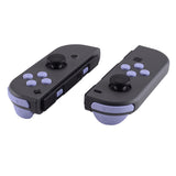 eXtremeRate Light Violet Replacement ABXY Direction Keys SR SL L R ZR ZL Trigger Buttons Springs, Full Set Buttons Repair Kits with Tools for NS Switch JoyCon & OLED JoyCon - JoyCon Shell NOT Included  - AJ209