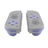 eXtremeRate Light Violet Replacement ABXY Direction Keys SR SL L R ZR ZL Trigger Buttons Springs, Full Set Buttons Repair Kits with Tools for NS Switch JoyCon & OLED JoyCon - JoyCon Shell NOT Included  - AJ209