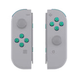 eXtremeRate Chameleon Green Purple Replacement ABXY Direction Keys SR SL L R ZR ZL Trigger Buttons Springs, Full Set Buttons Repair Kits with Tools for NS Switch JoyCon & OLED JoyCon - JoyCon Shell NOT Included - AJ210