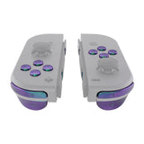 eXtremeRate Chameleon Green Purple Replacement ABXY Direction Keys SR SL L R ZR ZL Trigger Buttons Springs, Full Set Buttons Repair Kits with Tools for NS Switch JoyCon & OLED JoyCon - JoyCon Shell NOT Included - AJ210