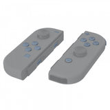 eXtremeRate Slate Gray Replacement ABXY Direction Keys SR SL L R ZR ZL Trigger Buttons Springs, Full Set Buttons Repair Kits with Tools for NS Switch JoyCon & OLED JoyCon - JoyCon Shell NOT Included - AJ220