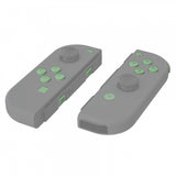 eXtremeRate Matcha Green Replacement ABXY Direction Keys SR SL L R ZR ZL Trigger Buttons Springs, Full Set Buttons Repair Kits with Tools for NS Switch JoyCon & OLED JoyCon - JoyCon Shell NOT Included - AJ222