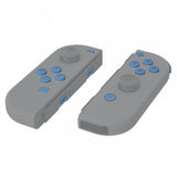 eXtremeRate Airforce Blue Replacement ABXY Direction Keys SR SL L R ZR ZL Trigger Buttons Springs, Full Set Buttons Repair Kits with Tools for NS Switch JoyCon & OLED JoyCon - JoyCon Shell NOT Included - AJ224