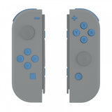 eXtremeRate Airforce Blue Replacement ABXY Direction Keys SR SL L R ZR ZL Trigger Buttons Springs, Full Set Buttons Repair Kits with Tools for NS Switch JoyCon & OLED JoyCon - JoyCon Shell NOT Included - AJ224