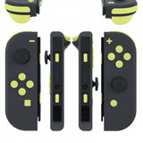 eXtremeRate Lemon Yellow Replacement ABXY Direction Keys SR SL L R ZR ZL Trigger Buttons Springs, Full Set Buttons Repair Kits with Tools for NS Switch JoyCon & OLED JoyCon - JoyCon Shell NOT Included - AJ225