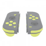 eXtremeRate Lemon Yellow Replacement ABXY Direction Keys SR SL L R ZR ZL Trigger Buttons Springs, Full Set Buttons Repair Kits with Tools for NS Switch JoyCon & OLED JoyCon - JoyCon Shell NOT Included - AJ225