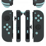 eXtremeRate Light Cyan Replacement ABXY Direction Keys SR SL L R ZR ZL Trigger Buttons Springs, Full Set Buttons Repair Kits with Tools for NS Switch JoyCon & OLED JoyCon - JoyCon Shell NOT Included - AJ228