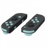 eXtremeRate Light Cyan Replacement ABXY Direction Keys SR SL L R ZR ZL Trigger Buttons Springs, Full Set Buttons Repair Kits with Tools for NS Switch JoyCon & OLED JoyCon - JoyCon Shell NOT Included - AJ228