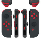 eXtremeRate Replacement ABXY Direction Keys SR SL L R ZR ZL Trigger Buttons, Full Set Buttons for NS Switch JoyCon & OLED JoyCon - Passion Red - AJ231