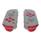 eXtremeRate Replacement ABXY Direction Keys SR SL L R ZR ZL Trigger Buttons, Full Set Buttons for NS Switch JoyCon & OLED JoyCon - Passion Red - AJ231