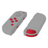 eXtremeRate Replacement ABXY Direction Keys SR SL L R ZR ZL Trigger Buttons, Full Set Buttons for NS Switch JoyCon & OLED JoyCon - Passion Red - AJ231
