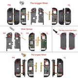 eXtremeRate Replacement ABXY Direction Keys SR SL L R ZR ZL Trigger Buttons, Full Set Buttons for NS Switch JoyCon & OLED JoyCon - Passion Red - AJ231