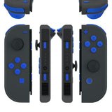 eXtremeRate Blue Replacement ABXY Direction Keys SR SL L R ZR ZL Trigger Buttons Springs, Full Set Buttons Repair Kits with Tools for NS Switch JoyCon & OLED JoyCon - JoyCon Shell NOT Included - AJ232