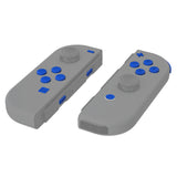 eXtremeRate Blue Replacement ABXY Direction Keys SR SL L R ZR ZL Trigger Buttons Springs, Full Set Buttons Repair Kits with Tools for NS Switch JoyCon & OLED JoyCon - JoyCon Shell NOT Included - AJ232