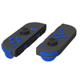 eXtremeRate Blue Replacement ABXY Direction Keys SR SL L R ZR ZL Trigger Buttons Springs, Full Set Buttons Repair Kits with Tools for NS Switch JoyCon & OLED JoyCon - JoyCon Shell NOT Included - AJ232