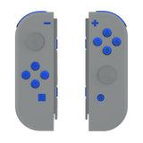 eXtremeRate Blue Replacement ABXY Direction Keys SR SL L R ZR ZL Trigger Buttons Springs, Full Set Buttons Repair Kits with Tools for NS Switch JoyCon & OLED JoyCon - JoyCon Shell NOT Included - AJ232