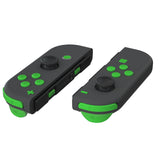 eXtremeRate Green Replacement ABXY Direction Keys SR SL L R ZR ZL Trigger Buttons Springs, Full Set Buttons Repair Kits with Tools for NS Switch JoyCon & OLED JoyCon - JoyCon Shell NOT Included - AJ233