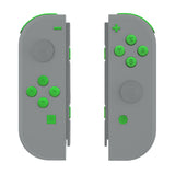 eXtremeRate Green Replacement ABXY Direction Keys SR SL L R ZR ZL Trigger Buttons Springs, Full Set Buttons Repair Kits with Tools for NS Switch JoyCon & OLED JoyCon - JoyCon Shell NOT Included - AJ233