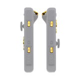 eXtremeRate Chrome Gold Glossy Replacement ABXY Direction Keys SR SL L R ZR ZL Trigger Buttons Springs, Full Set Buttons Repair Kits with Tools for NS Switch JoyCon & OLED JoyCon - JoyCon Shell NOT Included - AJ301