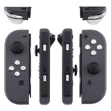 eXtremeRate Chrome Silver Glossy Replacement ABXY Direction Keys SR SL L R ZR ZL Trigger Buttons Springs, Full Set Buttons Repair Kits with Tools for NS Switch JoyCon & OLED JoyCon - JoyCon Shell NOT Included - AJ302