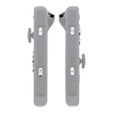 eXtremeRate Chrome Silver Glossy Replacement ABXY Direction Keys SR SL L R ZR ZL Trigger Buttons Springs, Full Set Buttons Repair Kits with Tools for NS Switch JoyCon & OLED JoyCon - JoyCon Shell NOT Included - AJ302