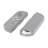 eXtremeRate Chrome Silver Glossy Replacement ABXY Direction Keys SR SL L R ZR ZL Trigger Buttons Springs, Full Set Buttons Repair Kits with Tools for NS Switch JoyCon & OLED JoyCon - JoyCon Shell NOT Included - AJ302