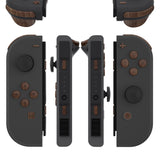 eXtremeRate Wood Grain Replacement ABXY Direction Keys SR SL L R ZR ZL Trigger Buttons Springs, Full Set Buttons Repair Kits with Tools for NS Switch JoyCon & OLED JoyCon - JoyCon Shell NOT Included - AJ601