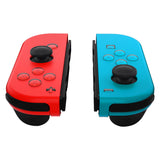 eXtremeRate Replacement Controller ABXY Direction Home Capture + - Jelly Buttons, Two-Tone New Hope Blue & Red & Clear with Symbols Action Face Keys for Nintendo Switch & Switch OLED Joy-con - JoyCon NOT Included - AJ7010