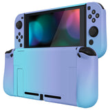 PlayVital UPGRADED Dockable Case Grip Cover for NS Switch, Ergonomic Protective Case for NS Switch, Separable Protector Hard Shell for Joycon - Gradient Violet Blue - ANSP3004