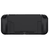 PlayVital UPGRADED Dockable Case Grip Cover for NS Switch, Ergonomic Protective Case for NS Switch, Separable Protector Hard Shell for Joycon - Black - ANSP3006