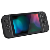 PlayVital UPGRADED Dockable Case Grip Cover for NS Switch, Ergonomic Protective Case for NS Switch, Separable Protector Hard Shell for Joycon - Black - ANSP3006