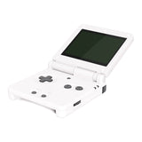 eXtremeRate Classic Gray Custom Full Set Buttons for Gameboy Advance SP, Replacement A B L R Button Power On Off Volume Button D-pad Key for GBA SP Console - Console NOT Included - ASPJ103