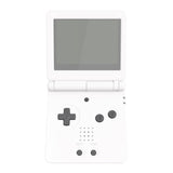 eXtremeRate Classic Gray Custom Full Set Buttons for Gameboy Advance SP, Replacement A B L R Button Power On Off Volume Button D-pad Key for GBA SP Console - Console NOT Included - ASPJ103