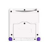 eXtremeRate 16Bits Purple Custom Full Set Buttons for Gameboy Advance SP, Replacement A B L R Button Power On Off Volume Button D-pad Key for GBA SP Console - Console NOT Included - ASPJ107