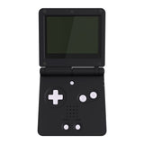 eXtremeRate White Custom Full Set Buttons for Gameboy Advance SP, Replacement A B L R Button Power On Off Volume Button D-pad Key for GBA SP Console - Console NOT Included - ASPJ113