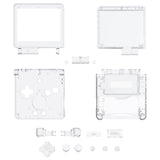 IPS Ready Upgraded eXtremeRate Clear Custom Replacement Housing Shell for Gameboy Advance SP GBA SP – Compatible with Both IPS & Standard LCD – Console & Screen NOT Included - ASPM5001