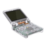 IPS Ready Upgraded eXtremeRate Clear Custom Replacement Housing Shell for Gameboy Advance SP GBA SP – Compatible with Both IPS & Standard LCD – Console & Screen NOT Included - ASPM5001