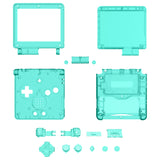 IPS Ready Upgraded eXtremeRate Emerald Green Custom Replacement Housing Shell for Gameboy Advance SP GBA SP – Compatible with Both IPS & Standard LCD – Console & Screen NOT Included - ASPM5003