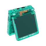 IPS Ready Upgraded eXtremeRate Emerald Green Custom Replacement Housing Shell for Gameboy Advance SP GBA SP – Compatible with Both IPS & Standard LCD – Console & Screen NOT Included - ASPM5003