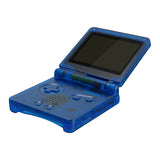 IPS Ready Upgraded eXtremeRate Clear Blue Custom Replacement Housing Shell for Gameboy Advance SP GBA SP – Compatible with Both IPS & Standard LCD – Console & Screen NOT Included - ASPM5004