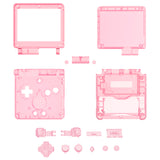 IPS Ready Upgraded eXtremeRate Cherry Pink Custom Replacement Housing Shell for Gameboy Advance SP GBA SP – Compatible with Both IPS & Standard LCD – Console & Screen NOT Included - ASPM5007