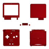 eXtremeRate IPS Ready Upgraded Scarlet Red Soft Touch Custom Replacement Housing Shell for Gameboy Advance SP GBA SP – Compatible with Both IPS & Standard LCD – Console & Screen NOT Included - ASPP3004