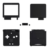 eXtremeRate IPS Ready Upgraded Black Glossy Custom Replacement Housing Shell for Gameboy Advance SP GBA SP – Compatible with Both IPS & Standard LCD – Console & Screen NOT Included - ASPP3005